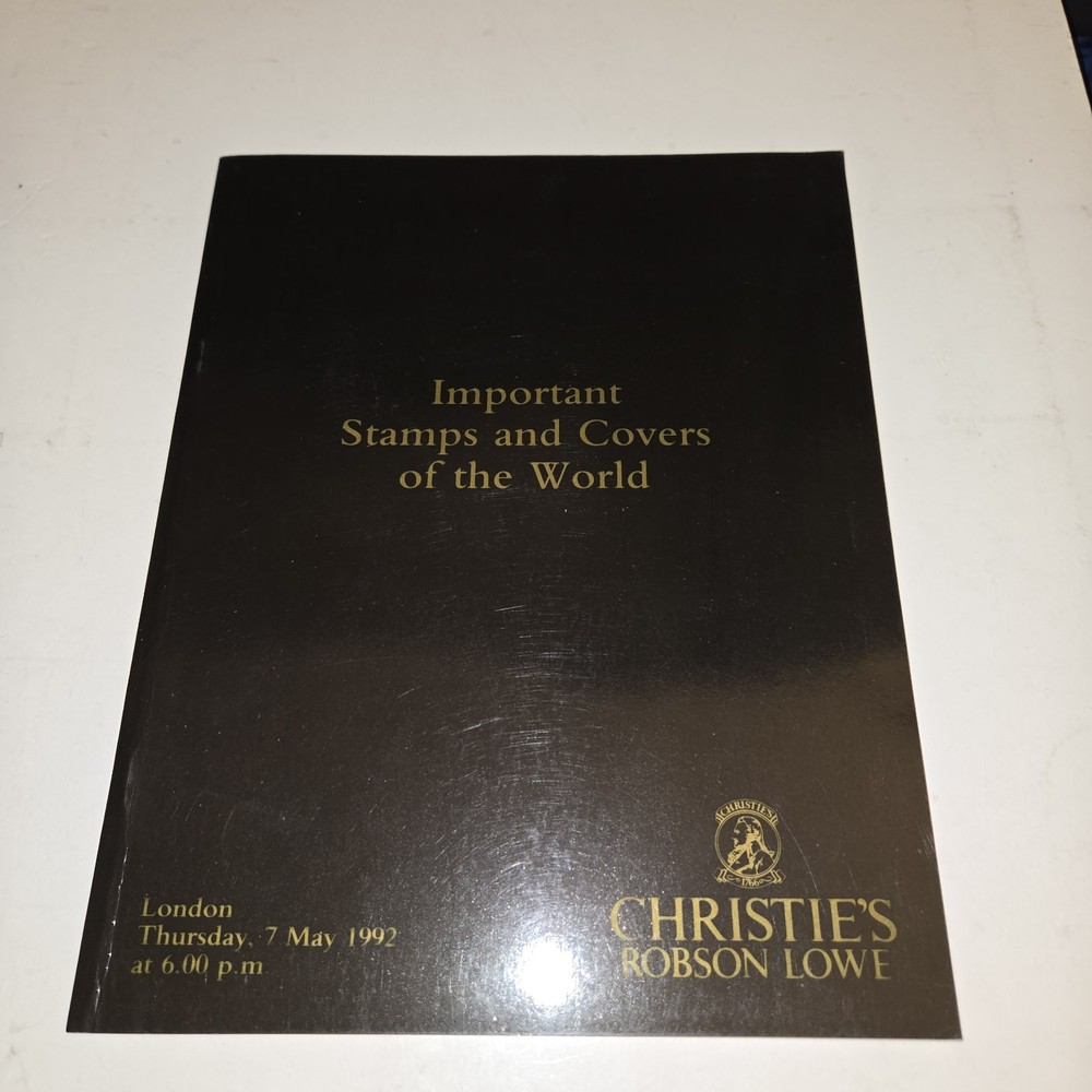 Christie;s Robson Lowe Stamp Catalog Lot (10) 1987-92 US, World Postal Philately