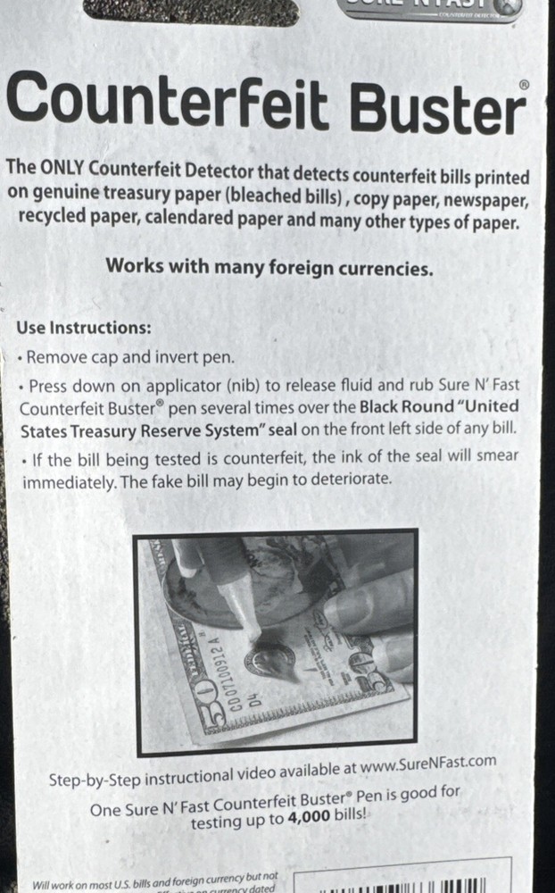 Counterfeit Buster Ink Pen