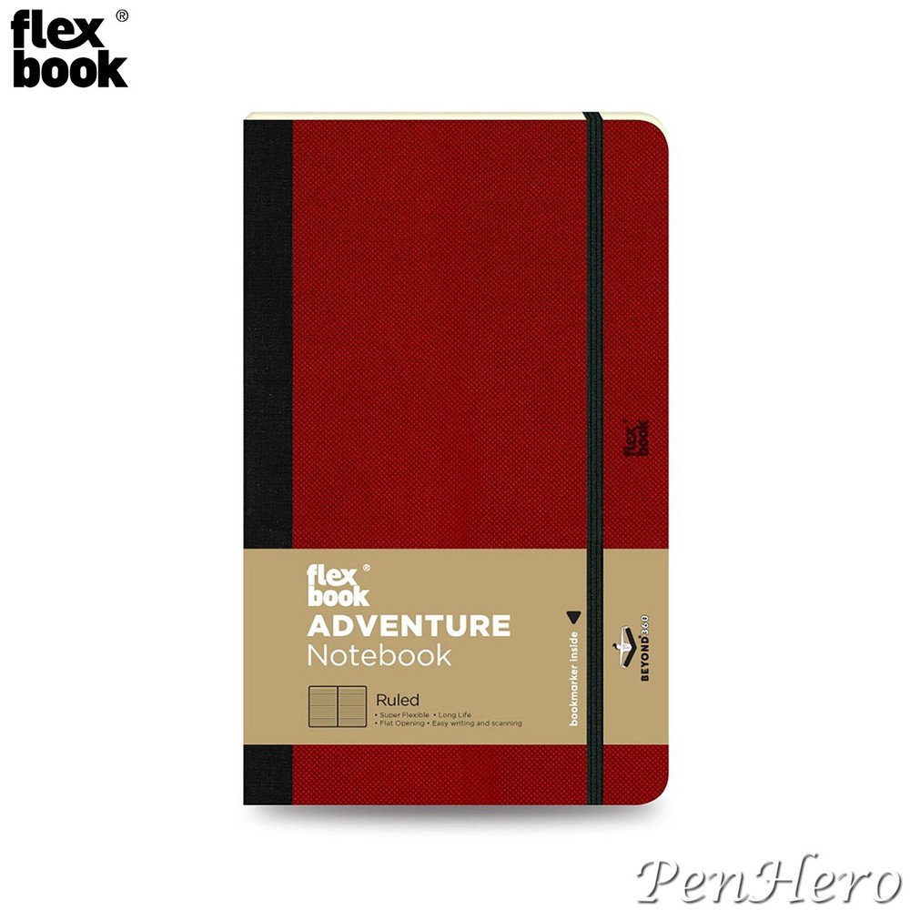 Flexbook Global Notebook Adventure Ruled Medium Red 21.00080