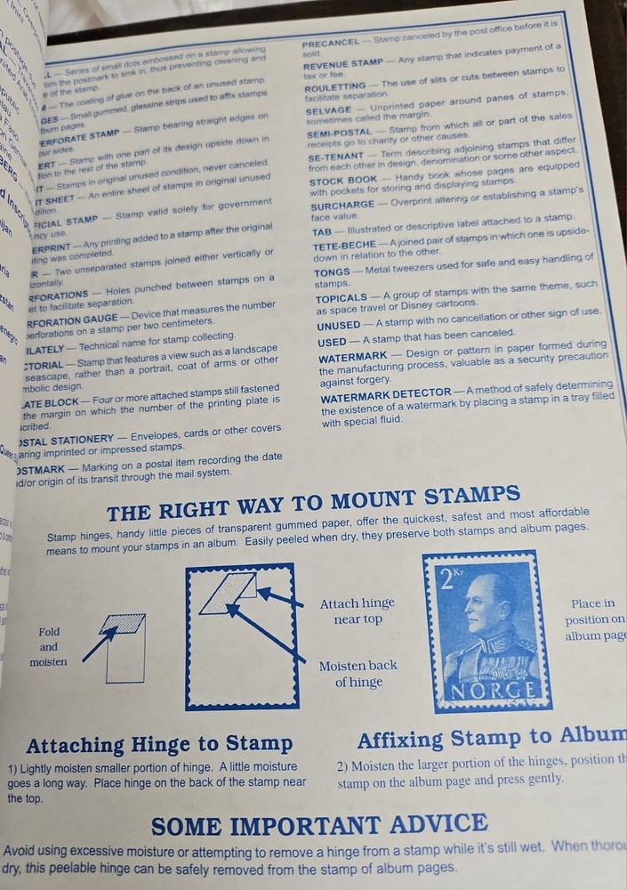 1998 The Kenmore World Album For Stamp Collectors