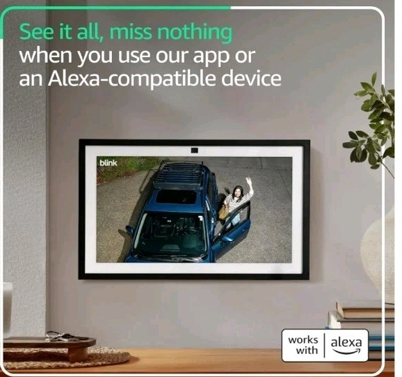 Blink Outdoor 4 Floodlight Wireless smart security camera, 700 lumens 2year B L