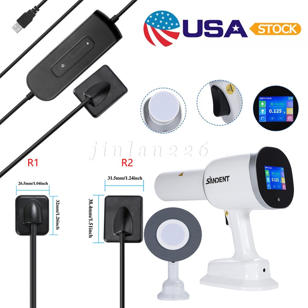 Dental X Mobile Ray Digital Machine Imaging System+Shield /Size 1/2 Rayos Sensor