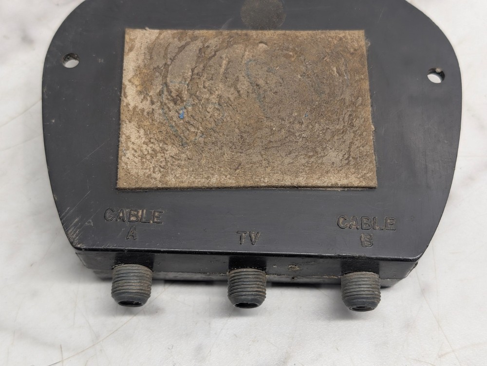Vintage Pico Model AB-2 Cable Television 2 Input TV Selector Switch