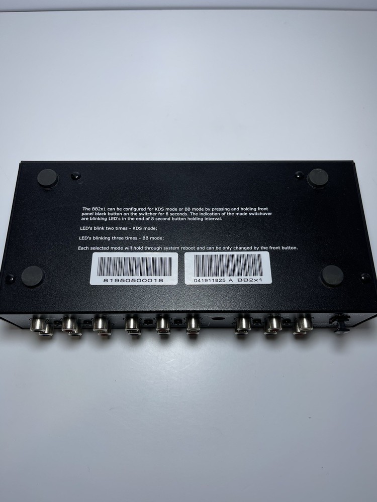 KeyDigital BB2x1 Switcher With Power Adapter