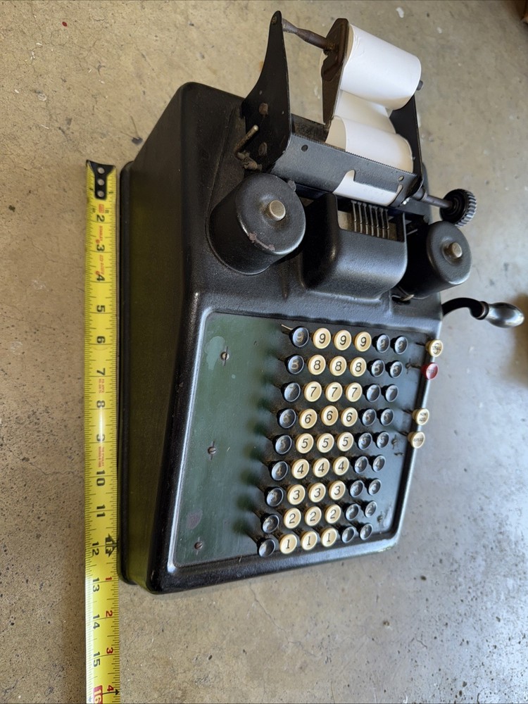 Vintage Burrough's Portable Adding Machine Great Collection Piece