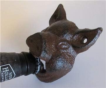 Cast Iron Wall Mounted Bottle Opener Pig Design