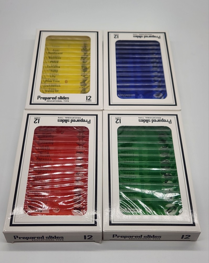 DIY-Science Prepared‎ Slides Educational Type - 48 Plastic Microscope Slides