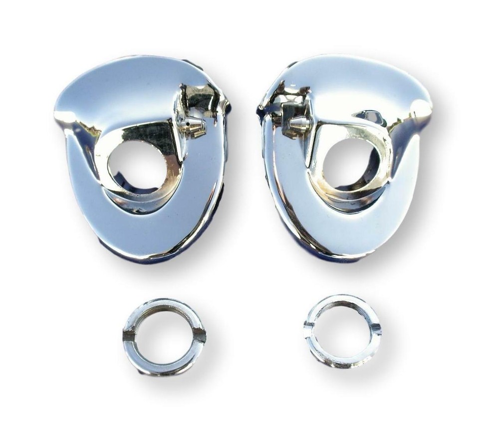 57 Chevy Windshield Wiper Escutcheons 1957 Chevrolet New
