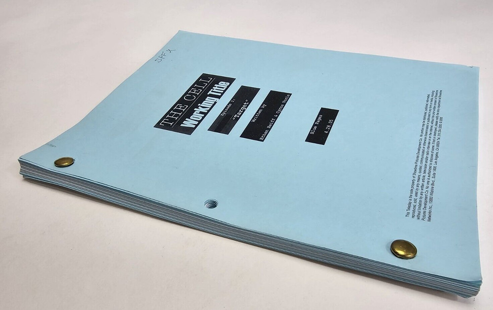 SLEEPER CELL / Ethan Reiff 2005 TV Script, Michael Ealy & Oded Fehr "Target"