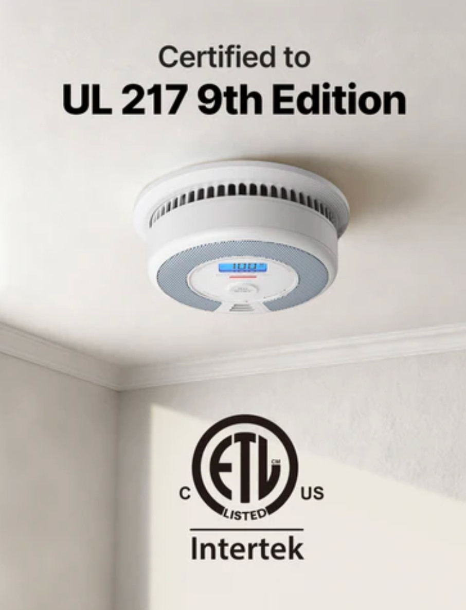 X-Sense SC07-W Wireless Interlinked Combo Smoke & Carbon Monoxide Alarm - 3-Pack