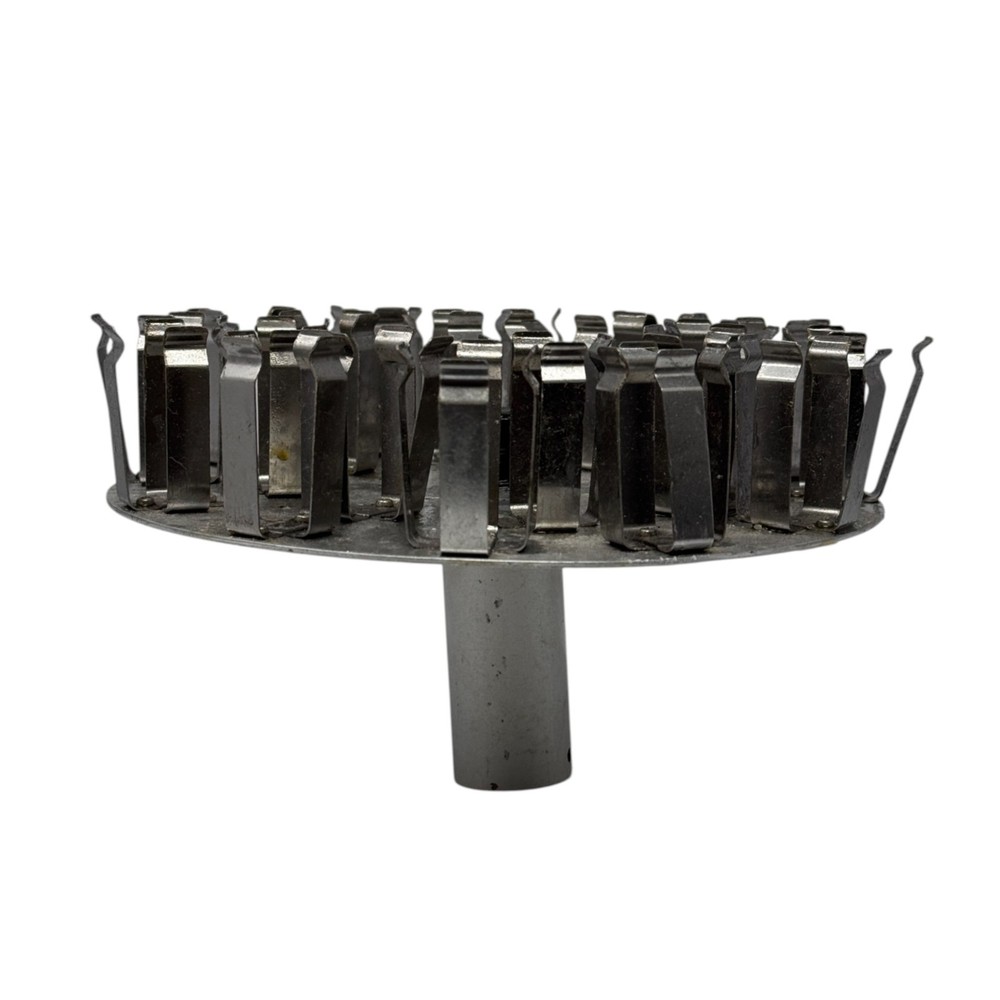 Microscope Slide Stainer Carousel/Rotor – Approx 7.5" OD and 40 Spring Clips