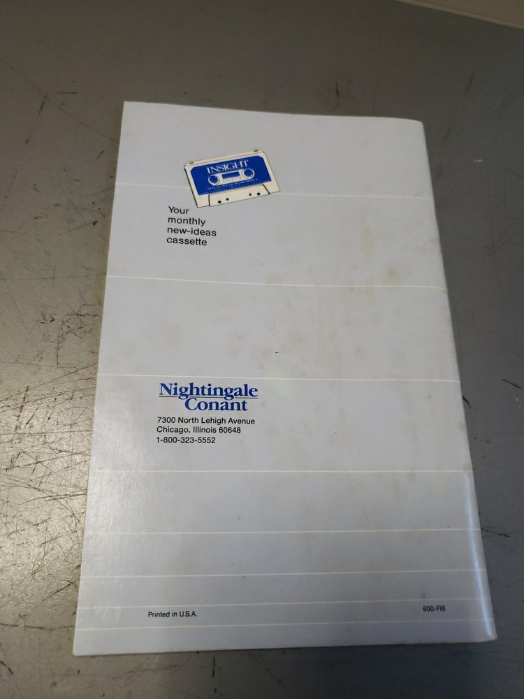 Nightingale-Conant's Insight - Booklet