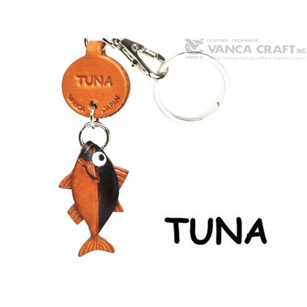Tuna Japanese Leather Keychains Fish