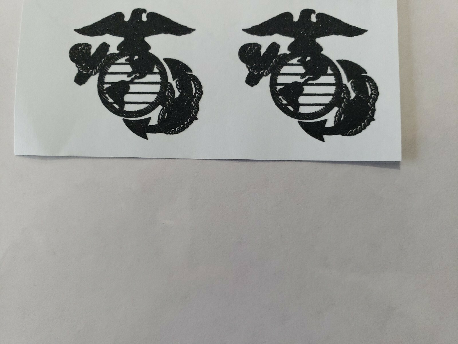 USMC TRANSFER PAPER IRON-ON 1 SHEETS with 2 Utility Iron-Ons & 2 EGAs for cover.