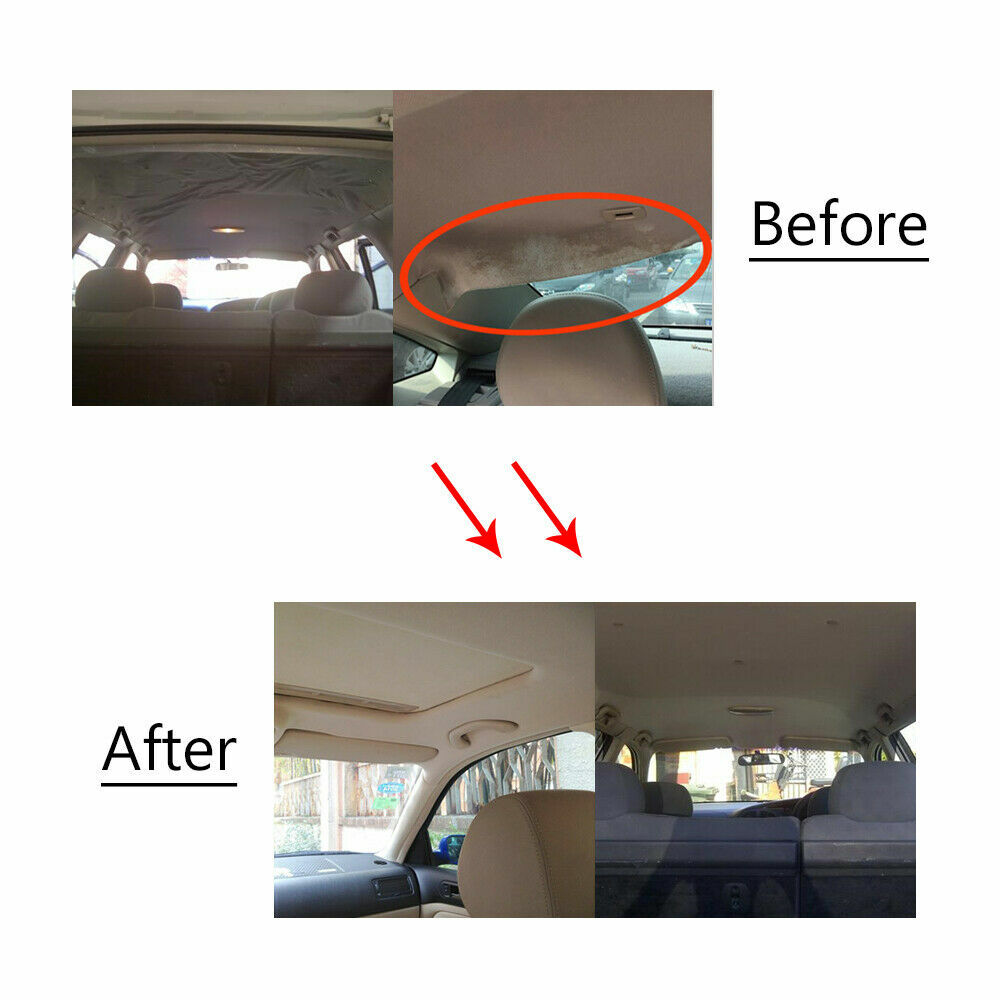 Headliner Fabric Foam Backed Replace Saggy/Aging/Drooping/Torn/Rip Ceiling Beige