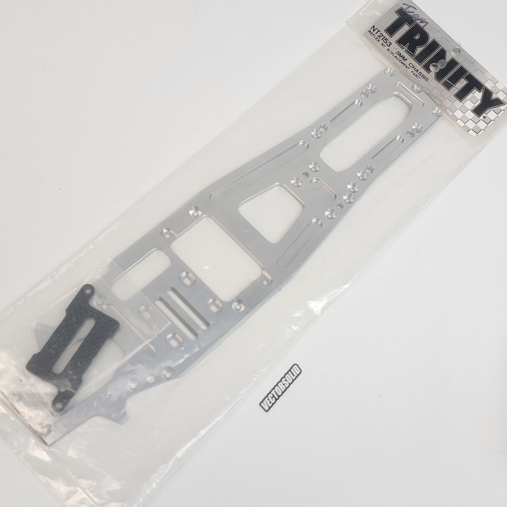 Vintage TRINITY NT2052 Aluminum Replacement Chassis Nitro Reflex..