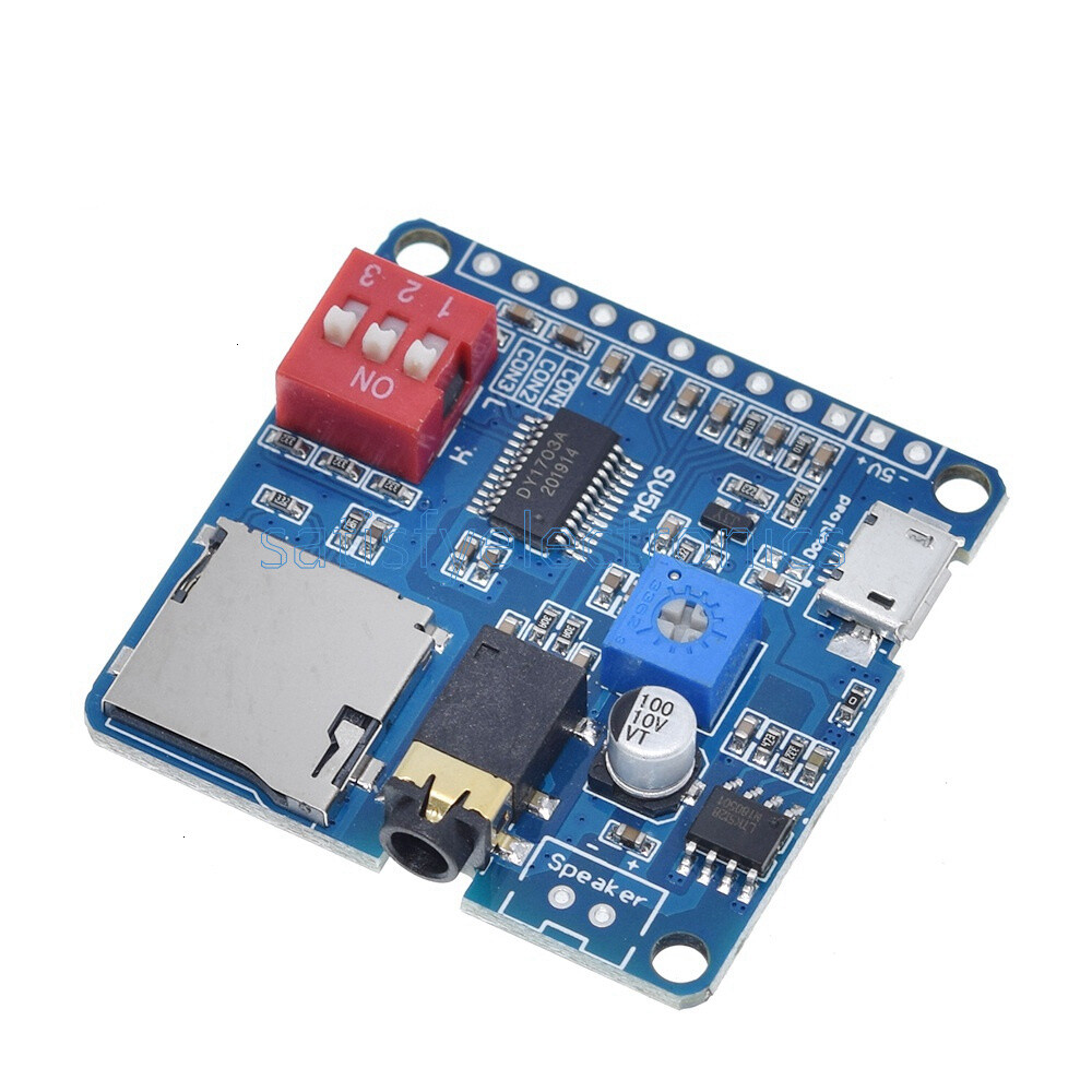 NEW 5W Voice Playback Module MP3 Player I/O Trigger UART Control For Arduino