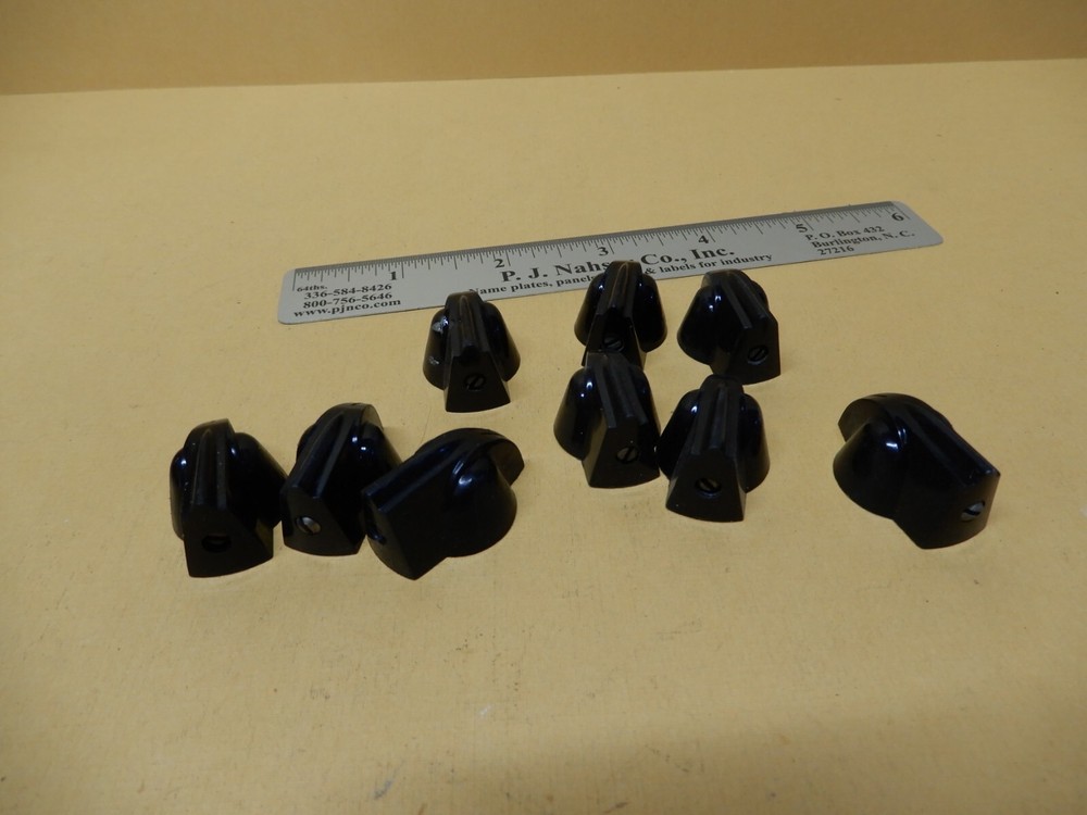 Generic Vintage Chicken Head Knobs for 1/4 Shaft With Set Screw Qty 9