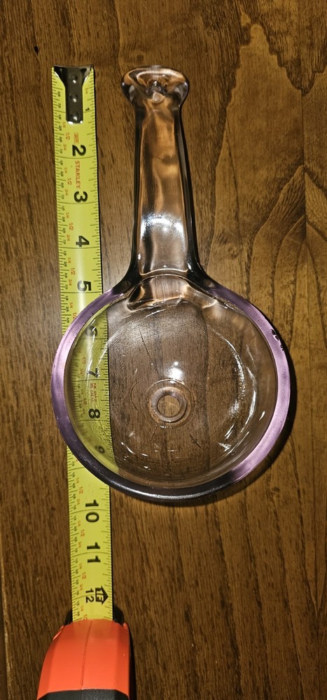 Large Clear Glass Kitchen Funnel with Handle, Reusable, 6in Diameter