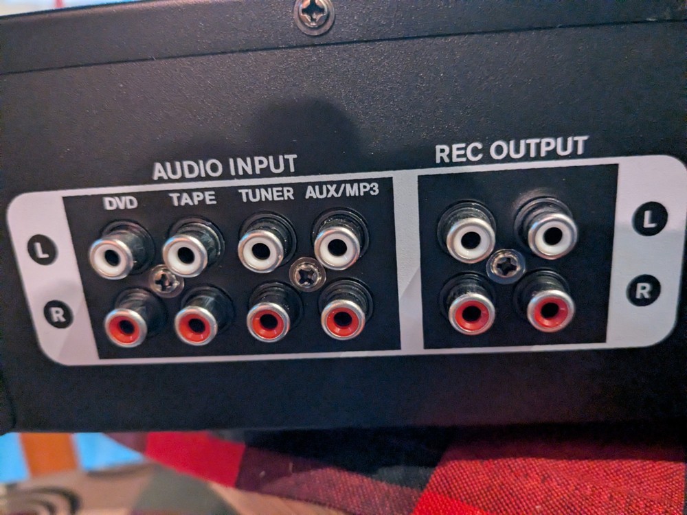 Rockville REQ42B Rack Mount Band Equalizer - Black