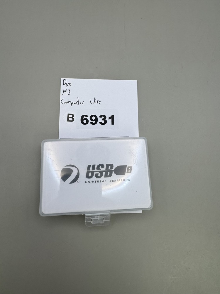 Dye M3 USB Computer Interface Cable Black