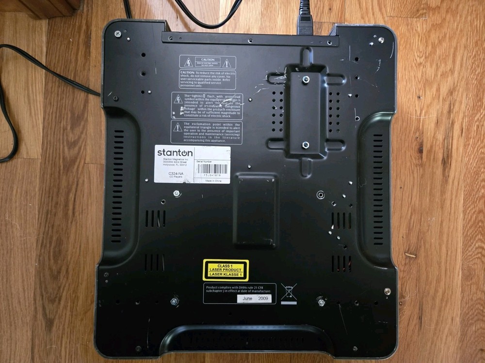 Stanton C.324 Tabletop DJ Turntable Mixer CD Player Inoperative "No Disc" Error