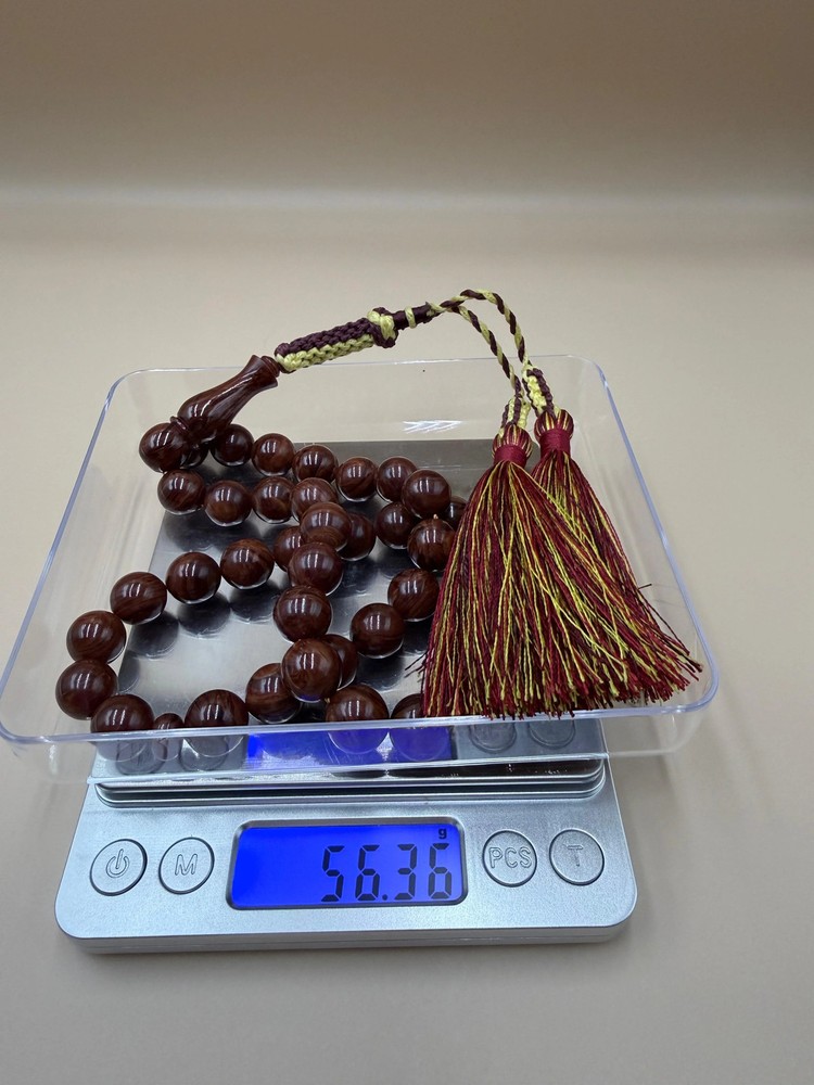 مسباح فاتوران بخراطة “رامي” Faturan misbaha with “Rami” carving