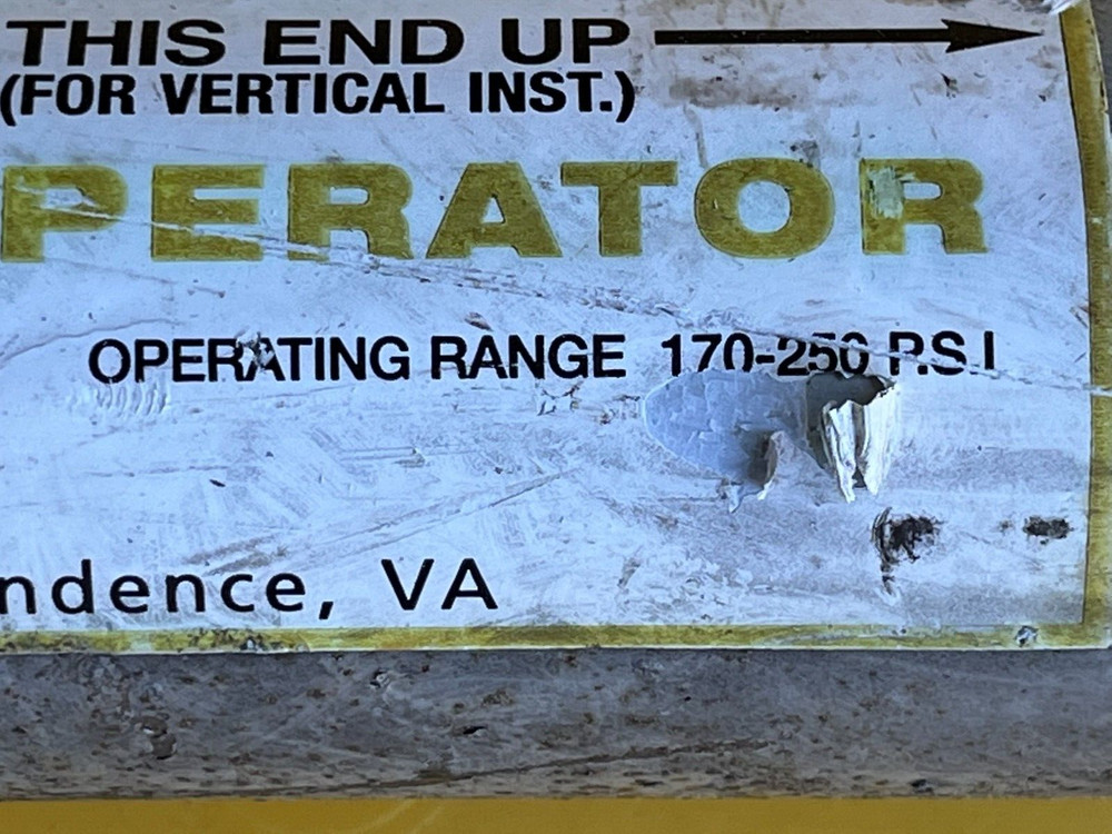 INVENSYS Pressure Operator Model P020-2202