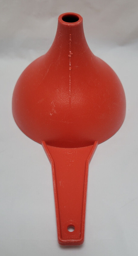 Tupperware Funnel 1227A 6 Orange 1227-A-6