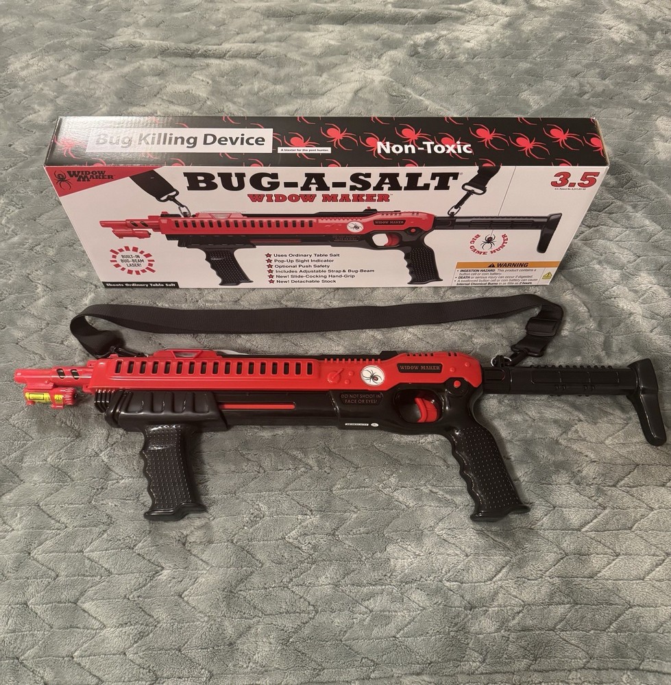 BUG-A-SALT Widow Maker 3.5 Fully Loaded with Bug-Beam Laser Sight  Front Grip