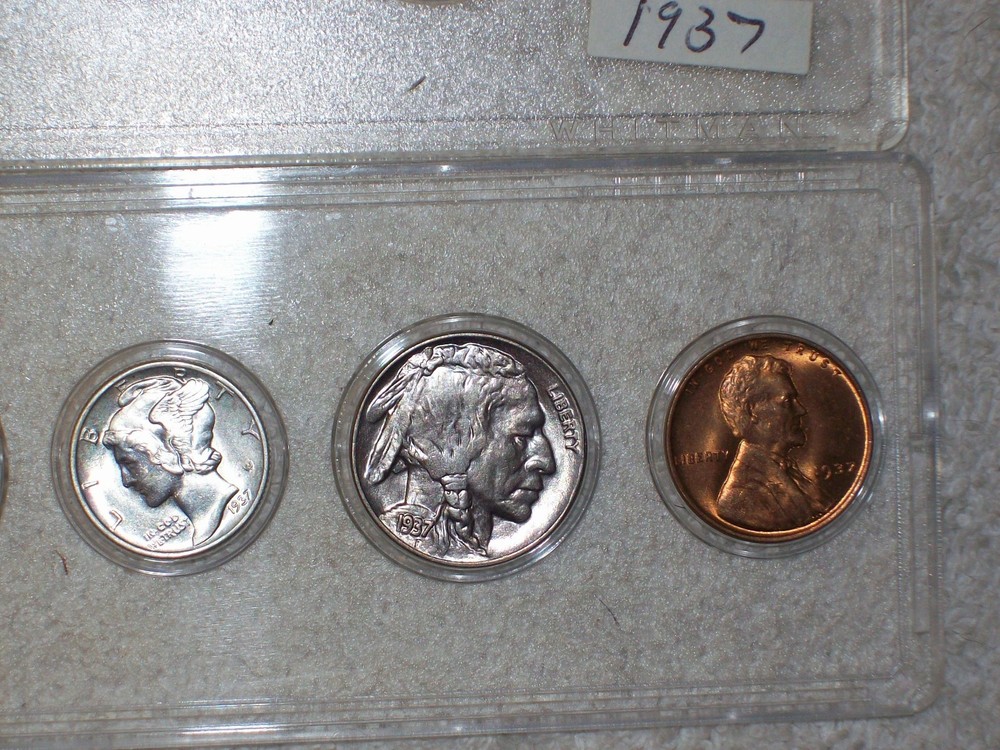 1937 MINT SET UNCIRCULATED PHILADELPHIA MINT