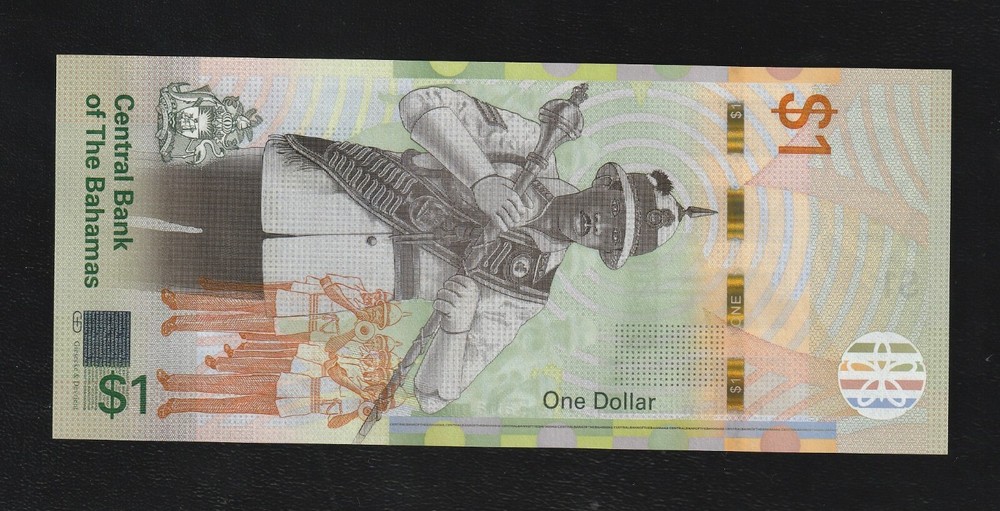 Bahamas, 1 dollar, 2017, P-77, Uncirculated Banknote
