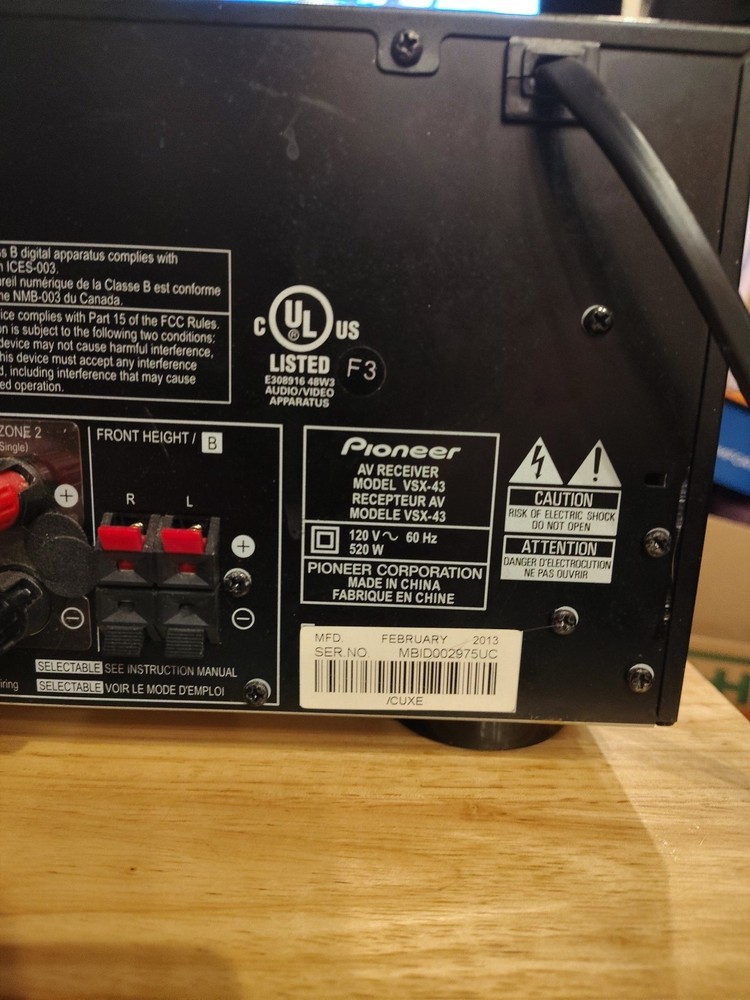 Pioneer VSX-43