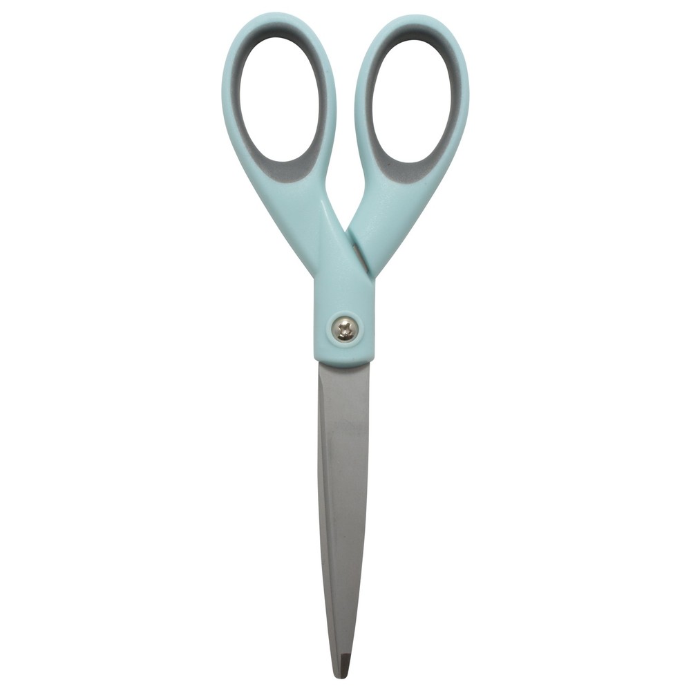 Micro-Tip Sewing Scissors Titanium Bonded for Fabric and Crafting Light Blue