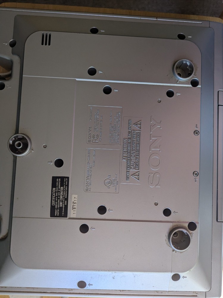 Sony ICF-CD543RM Under Cabinet FM/AM & CD Player- TESTED -