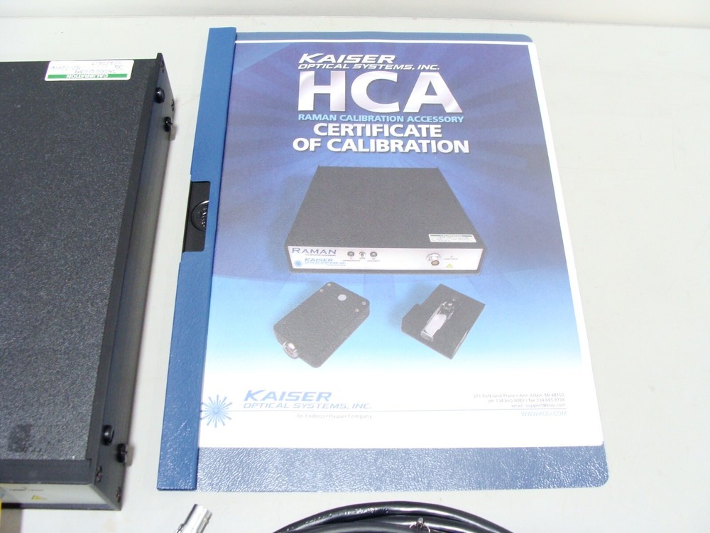 Kaiser / Endress HoloLab RAMAN Spectrometer Microscope Calibration Accessory