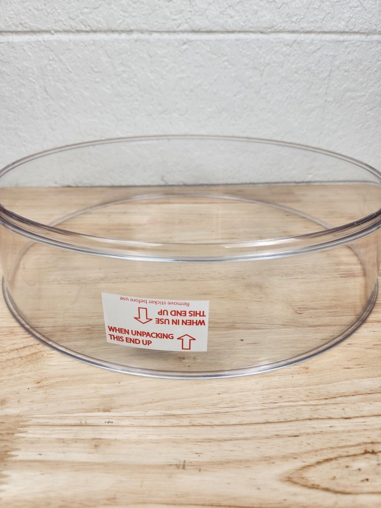 Nuwave Pro Infrared Oven Dome Extender Plastic Clear 20337 Replacement Cover