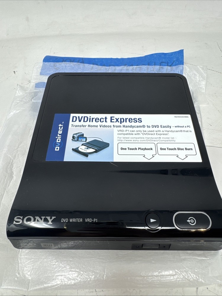 Sony DVDirect Express Multi-Function DVD Writer for Camcorders VRD-P1