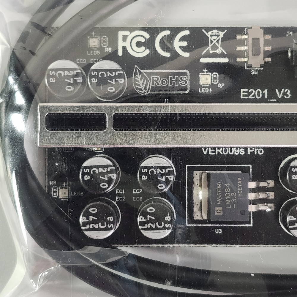 Mailiya V009s Pro PCIe Riser GPU Riser Card for Crypto Mining ETH 6-Pack