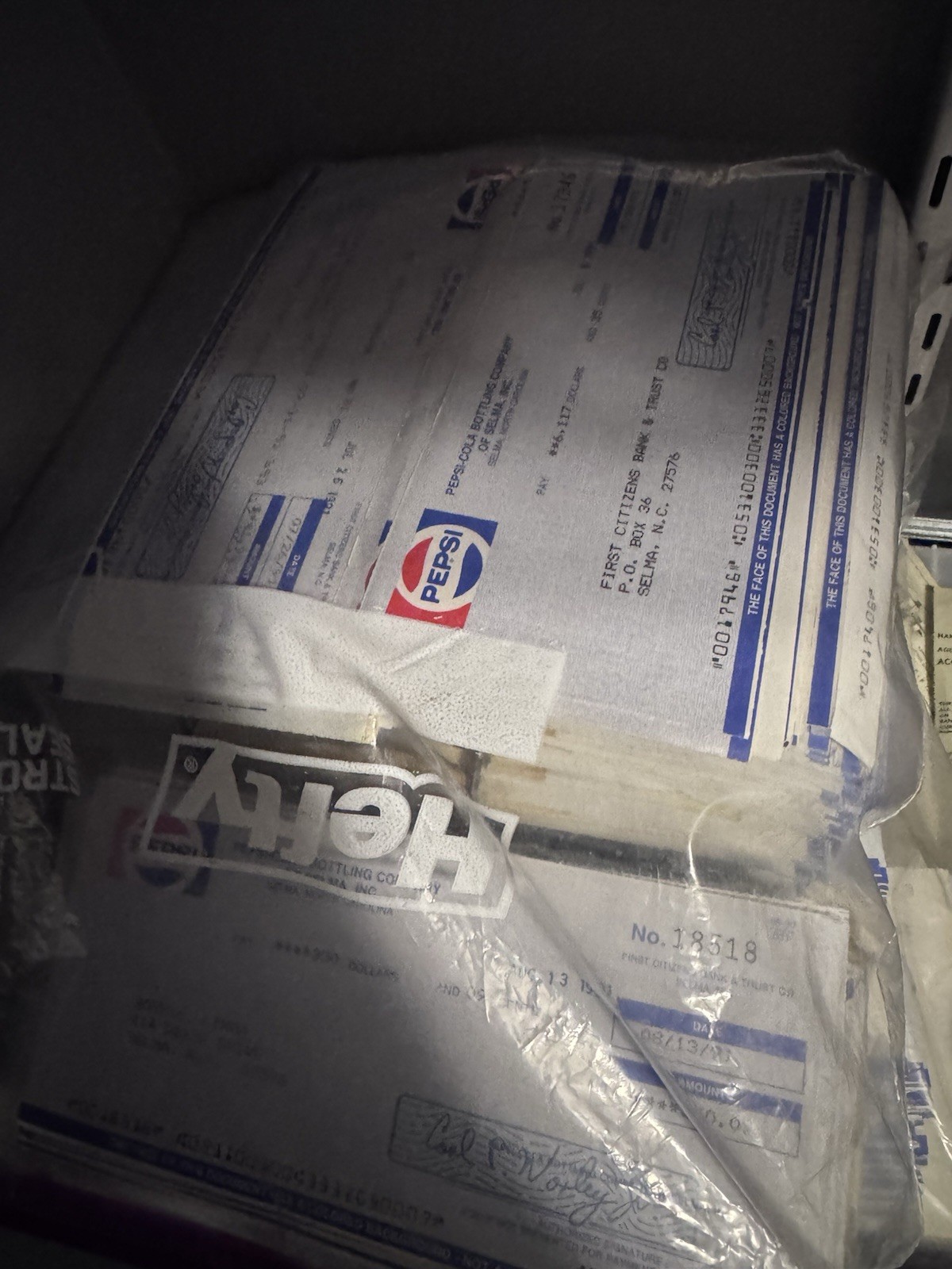 Lot Of 10 x Vintage Pepsi Cancelled Check Soda Ephemera America Scrapbook Craft