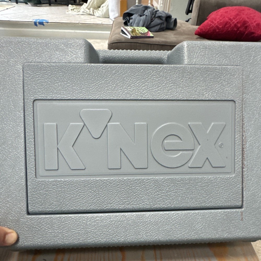 K'NEX Gray Plastic Carrying Case Storage Box