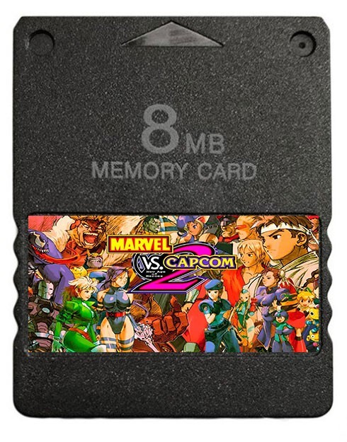 Marvel Vs Capcom 2 Capcom vs. SNK 2 PS2 Memory Card 100% Completed Saves
