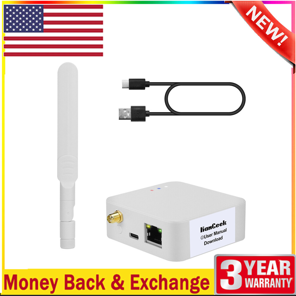 HamGeek HMG-01 Plus POE White Universal ZigBee Gateway ZigBee Coordinator +Cable