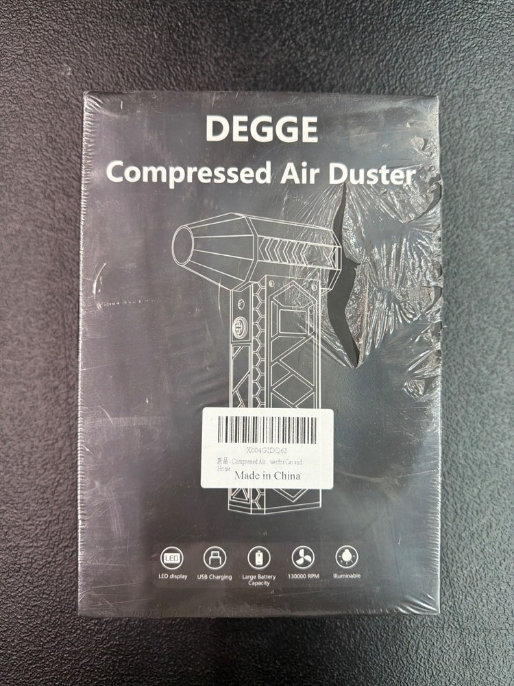 Degge Compressed Air Duster 5000mAh Rechargeable Model FB02 With LED Display