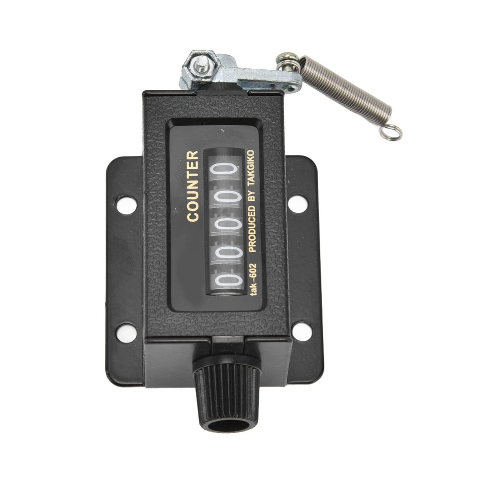 Mechanical Counter 5 Digit 0-99 Mechanical Resettable Counting Reset Function