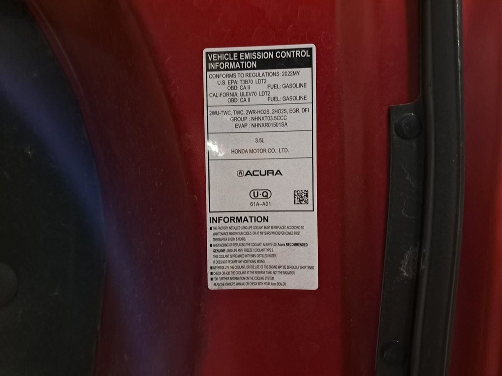 2022 Mdx Display Screen Sku#4279783