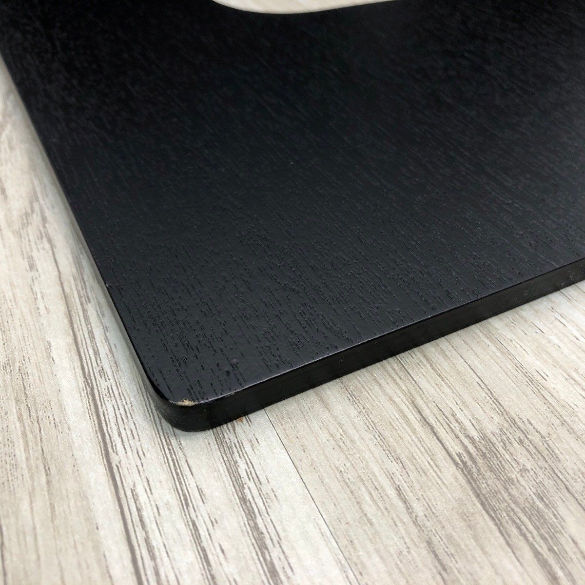 Tendo Mokko Japanese Zaisu Floor Chairs T-5812MR BX Black Set of 2 Stackable