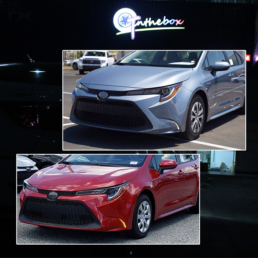 For Toyota Corolla L LE XLE Model 2020-2023 LED Daytime Running Fog Lights DRL