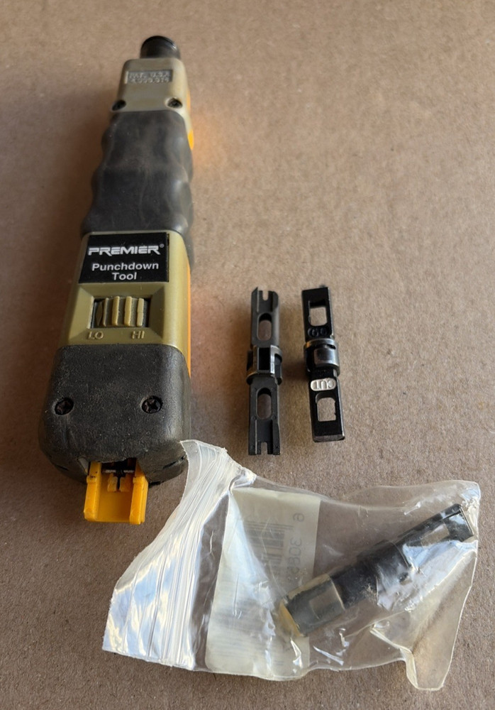 Premier Punch Down Tool with 3 Blades