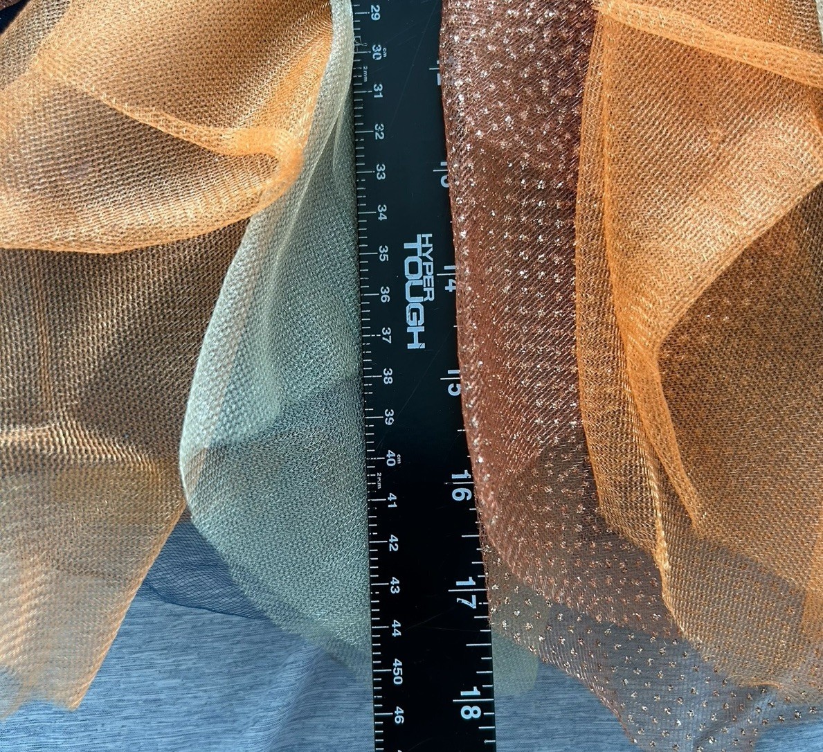 Girls Scarecrow Costume Tutu Skirt Sz 2T Halloween Thanksgiving Fall Pumpkin 2